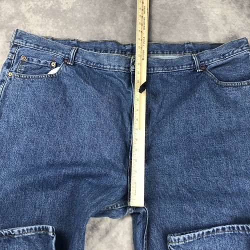 Levi’s 550 Jeans Mens 52x29 Blue Baggy Medium Wash Straight Leg Work Chore Denim - Bild 12 von 24