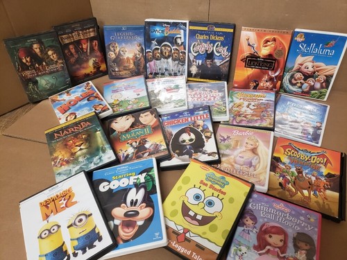 Lot of 20 DVD Cartoon Family Children Classic Animated Kids Disney Movie RANDOM - Picture 9 of 13