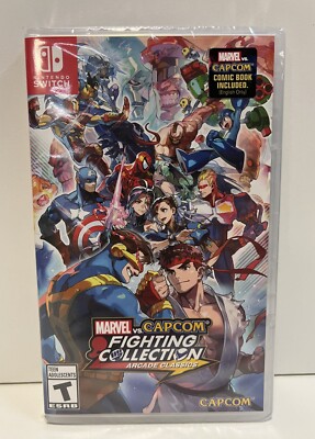 MARVEL VS CAPCOM FIGHTING COLLECTION ARCADE CLASSICS SWITCH USA VERSION NEW