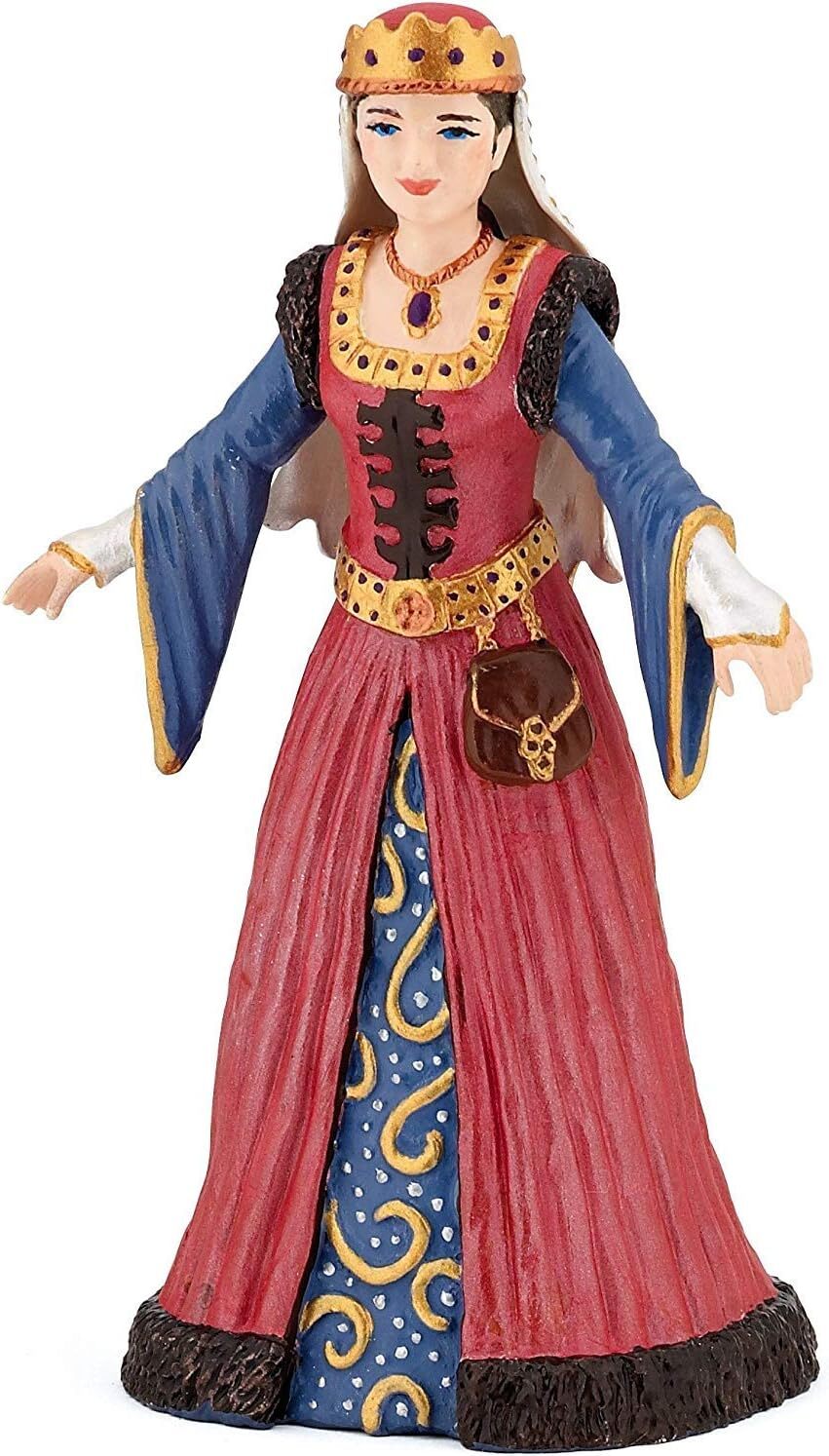 Papo 39048 Фигурка Средневековой королевы ЗАКОЛДОВАННОГО МИРА, разноцветная