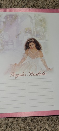Juego de 3 piezas de quinceañera ROSA y plateada Mis Quince, álbum de fotos BibleSet, recuerdos - Imagen 13 de 23