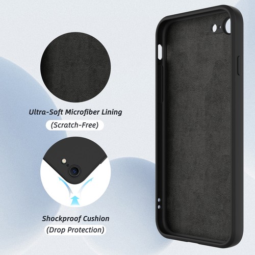 For iPhone 7,8,SE 2nd,3rd Gen 2022/2020 Liquid Silicone Case,HD Screen Protector - Picture 8 of 56