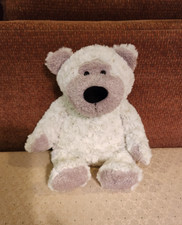Melissa Doug Greyson Weighted Legs Teddy Bear Curly Soft Cuddly