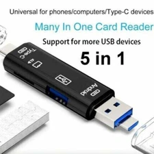 SD Card Reader Micro USB For Android Phone OTG to USB 2.0&3.0 Adapter Tablet PC