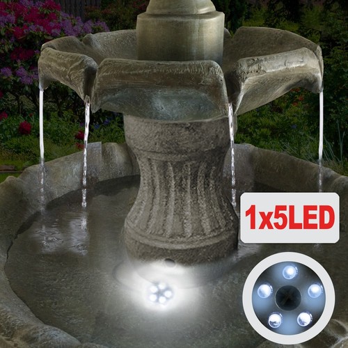 FUENTE SOLAR SOLAR FUENTE DE JARDÍN FUENTE DECORATIVA BOMBA SOLAR JUEGO DE AGUA BOMBA DE ESTANQUE - Imagen 3 de 6