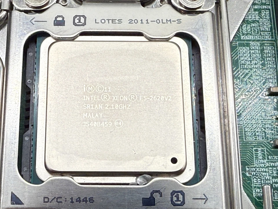 Intel S2600CP Server Board PBA G50768-511 LGA2011 (2x E5-2620v2) 64GB RAM - Image 4 of 4