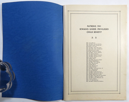 Kiwanis Programma di Benefici per Bambini Diseredati Teatro Paramount 1941 - Foto 2 di 12