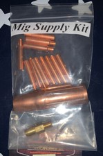 15pcs MIG Welding KIT - .035 .045 .052 Gas Lense Tweco Nozzle