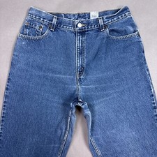 Vintage Levis Jeans Women 14 Blue 550 Relaxed Tapered Denim Pant High Rise Faded