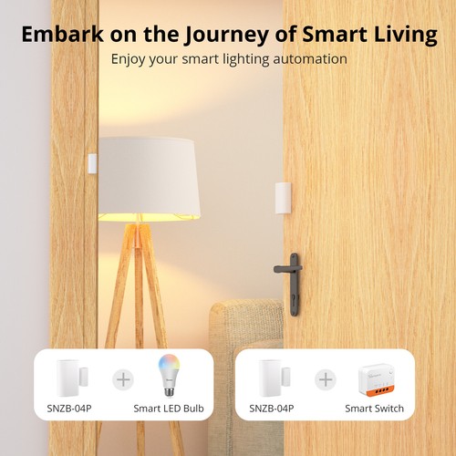 Sonoff SNZB-04P Zigbee Smart Door/Window Sensor Tür- und Fensterkontakt Sensor - Afbeelding 7 van 14