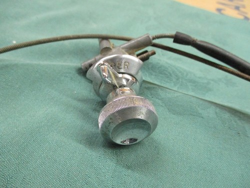 Interruptor limpiaparabrisas Packard 1955-56, perno y cable 469488 - Imagen 2 de 2