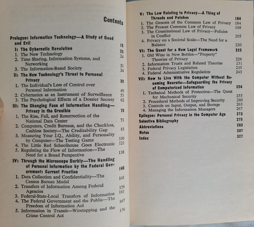 The Assault of Privacy by Arthur R Miller - Paperback - Imagen 6 de 9