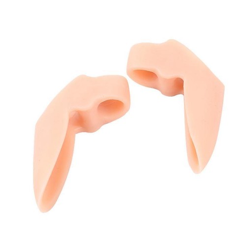 2pcs Silicone Gel Big Toe Separator Corrector Orthotics Straightener Bunion - Picture 4 of 11