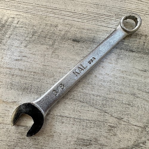 KAL 3/8" SAE Combination Wrench 12 Point Made in USA - Picture 5 of 6