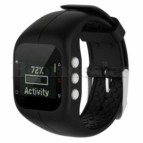 Para Polar A300 pulsera de silicona pulseras de reloj correa hebilla de acero inoxidable - Imagen 13 de 22
