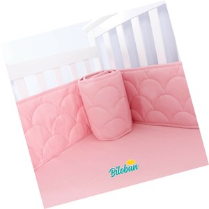 Crib Bumpers Pads For Baby Breathable Machine Washable Baby Crib