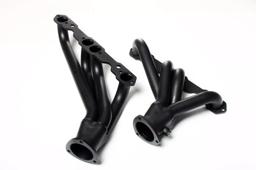 Shorty Headers Black Paint for Chevy GMC 88-95 C1500 K1500 305 350 5.0L 5.7L V8 - Picture 3 of 11