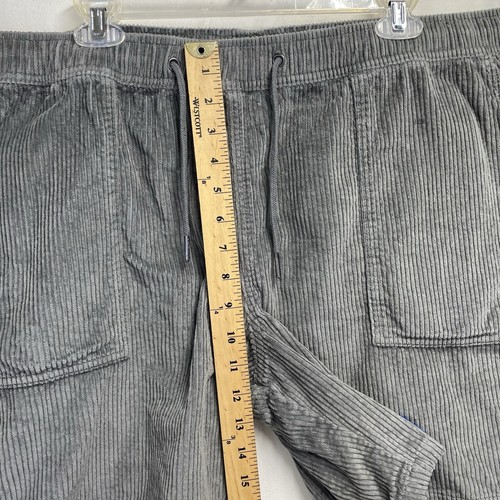 Bermudas BP Pana Cordón Cintura Pull-On Hombres XL Gris Con Bolsillos - Imagen 6 de 9