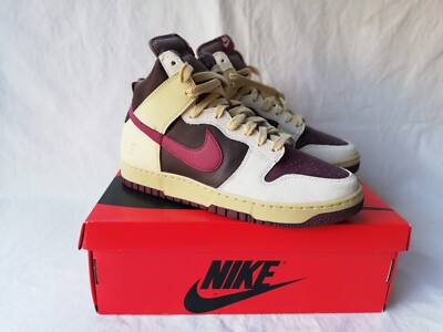NIKE Dunk High 85 Sneaker Valentine´s Day EU 45 US 12,5 UK 10 Weiß Burgundy NEU!