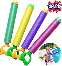 4 Pack Water Blaster Gun Set Soaker Squirt Guns for Kids Pool Shooters Beach Toy