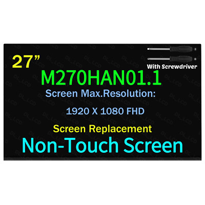 Replacement New LCD Display Non-Touch Screen For HP 27'' 1920×1080 M270HAN01.1