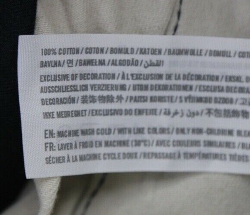 Hollister schwere Cargoshorts für Herren verwaschen schwarz 100 % Baumwolle Größe 28 Knopfleiste - Bild 5 von 8