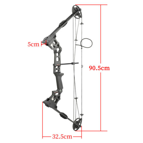Bowfishing Set 20-70lbs Adjustable Archery Compound Bow Fishing Hunt 320fps R/LH - Picture 5 of 22
