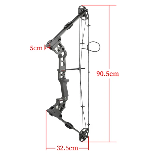 20-70lbs Bowfishing Set Adjustable Archery Compound Bow Fishing Hunt 320fps - Picture 7 of 28