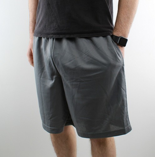 Men's Gym Basketball Shorts Athletic Workout Active Mesh Short with 2 Pockets - Picture 30 of 69
