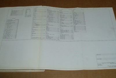 1982 Ford Econoline Van E150 E250 wiring diagram schematic SHEET