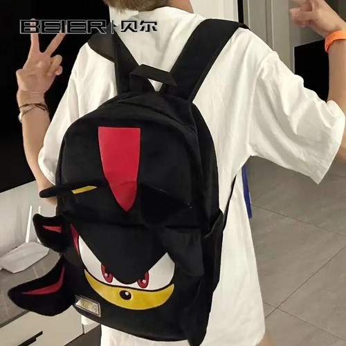 Bell Dark Sonic The Hedgehog Rucksack Videospiel Motiv Cartoon für Frauen - Bild 11 von 20