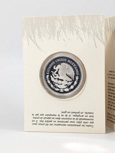 1987 World Wildlife Fund Mexico NGC PF66 Ultra Cam $100 Moneda Monarch Butterfly - Picture 6 of 10
