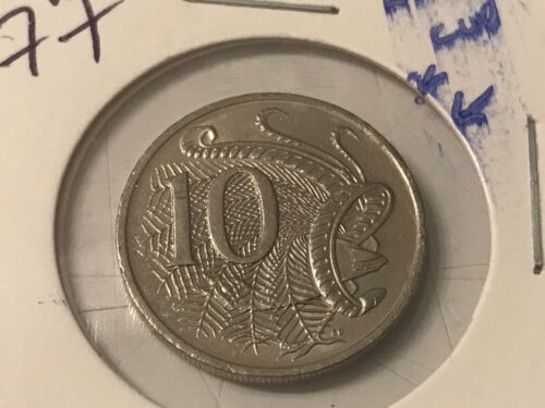 2010 10 cent coin feather cud error as pictured 77 - Picture 1 of 3