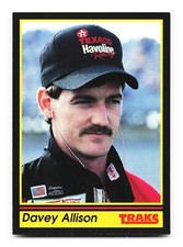 1991 Traks #156 Davey Allison EXMT+ 3680