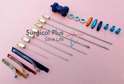 Liposuction Luer Lock  Set of  17 Plastic &  Cosmetic Surgery Fat Transfer