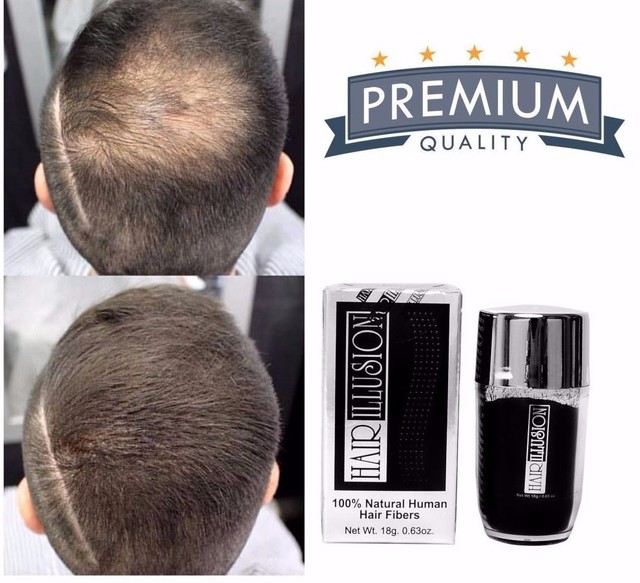 Hair Illusion Hair Fibers For Hair Loss Bald Spot Hairline