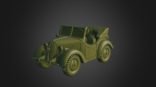 Type 95 Kurogane Scout car- Japanese Army - 28mm Scale - Bolt Action - wargame3