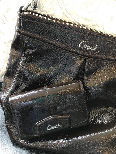 NEU COACH HANDTASCHE UND PASSENDE GELDBÖRSE ~ schokoladenbraun ~ Nr. H1294-F20462 - Bild 2 von 11