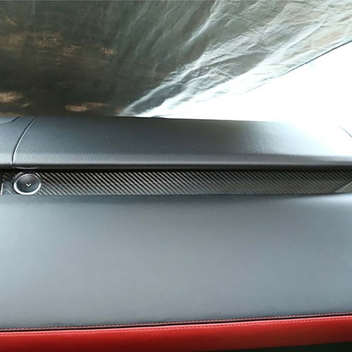 Cubierta de tablero de consola central de fibra de carbono para Range Rover Sport 2014-2018 - Imagen 8 de 8