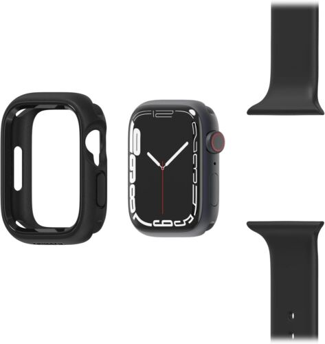 OtterBox - Apple Watch Series 7/8/9, 45 mm Exo Edge Bumper Case - Noir - Photo 4 sur 5