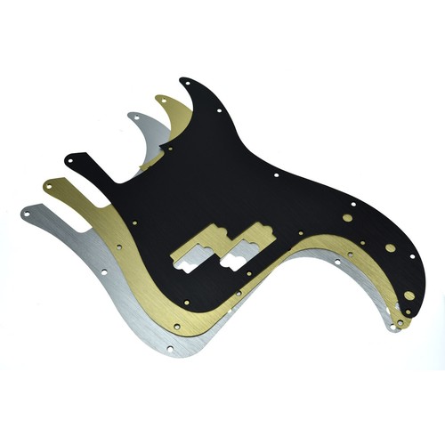 Metal Aluminium Anodized Bass Pickguard Fits Fender Precision P Bass - Bild 3 von 24