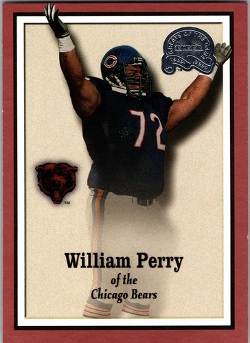 2000 Fleer Football Greats of the Game #28 William Perry - Chicago Bears - Bild 1 von 2