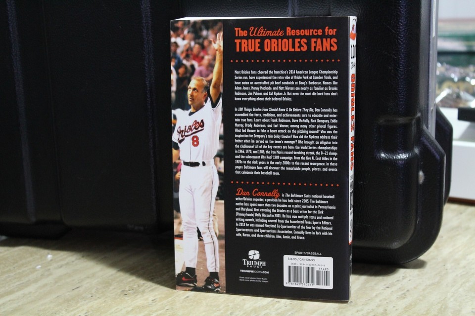 100 THINGS ORIOLES FANS SHOULD KNOW & DO BEFORE THEY DIE BOOK..NEW eBay