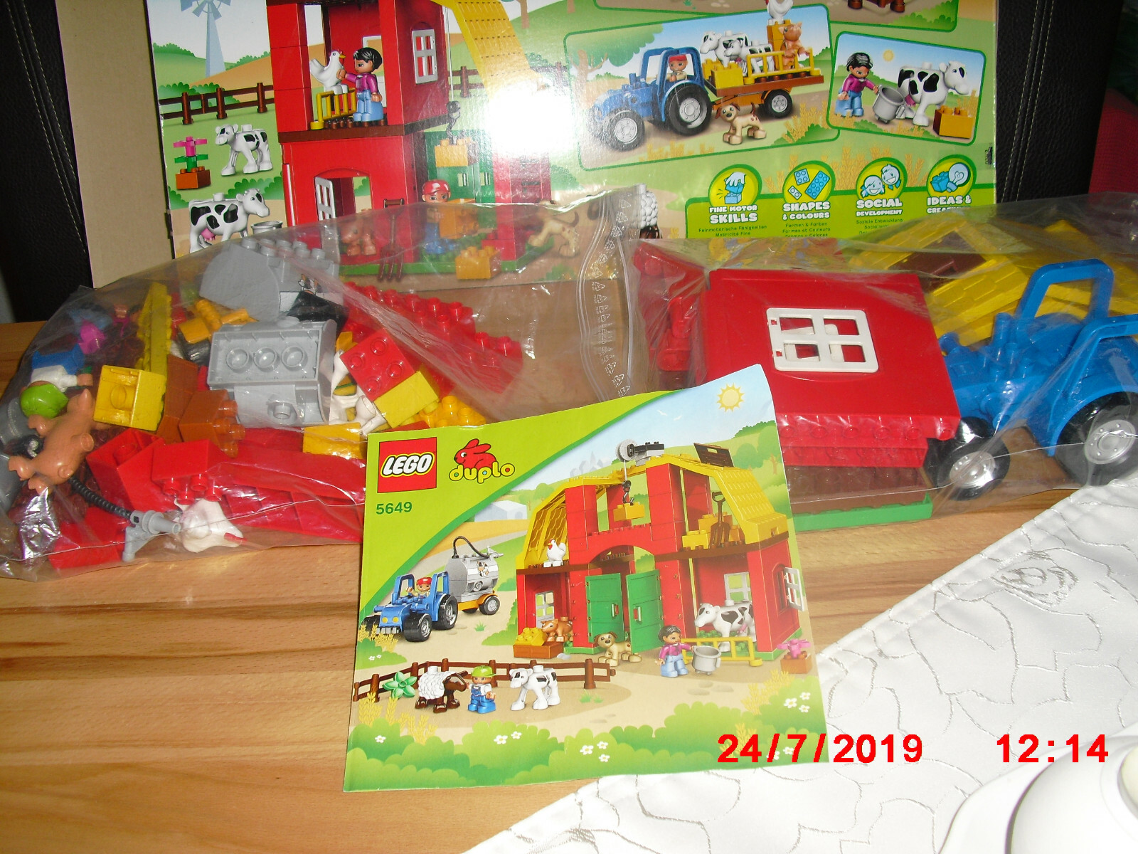 LEGO 5649 Duplo Fattoria Gree, completo di scatola originale & Recipe molto popolare LEGO 5649 Duplo Duplo Duplo Fattoria Gree, completo di scatola originale & Recipe Prezzo al piano