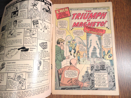 Uncanny X-men #11 Stan Lee & Jack Kirby Key GVG 1st Stranger Magneto Marvel MCU - Picture 3 of 4