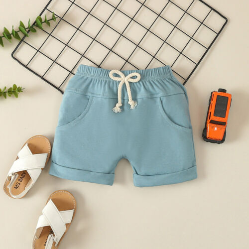 2PCS Kids Boys DADDY'S BOY Tracksuit T Shirt Shorts Summer Outfits Clothes Set - Picture 22 of 34