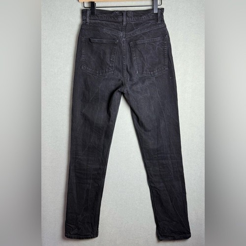 Reformation Liza Ultra High Rise Straight Jeans Womens 26 Organic Cotton Blend - Picture 2 of 12