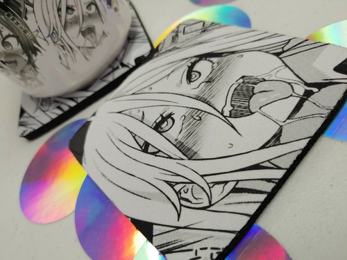 Quadratische Anime Lewd Hentai Ahegao Untersetzer Sets 6 Stile (2 Untersetzer pro Stil) - Bild 20 von 20