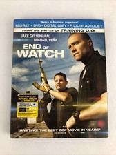 End of Watch Movie - Blu-ray DVD + Digital 2-Disc Set UltraViolet Action Film