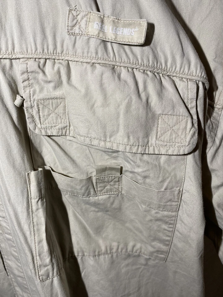 Camisa de pesca Reel Legend bronceada Foto 4 de 4